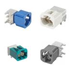 Mini fakra connector plug,right angle 1x2